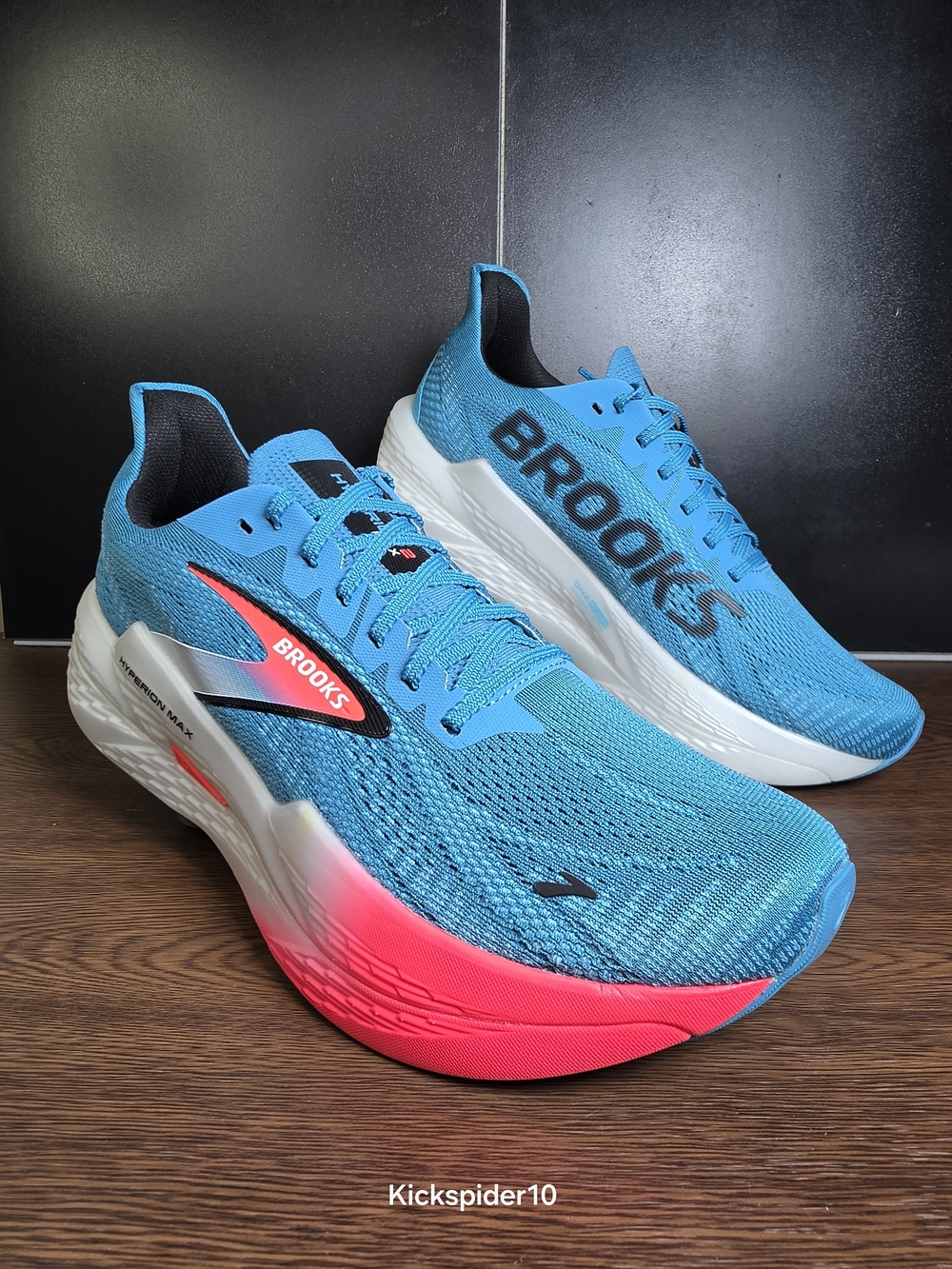 Brooks Hyperion Max 2 Men's 9 Crystal Seas Pink Speed Vault Plate DNA Flash v2